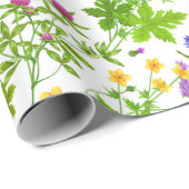 シンプルフローラ包装紙 ラッピングペーパー (ロールコーナー)