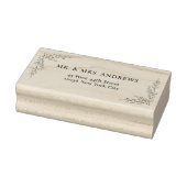 シンプルフローラ名 ラバースタンプ (スタンプ)