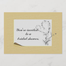 シンプルフローラ招待状 招待状