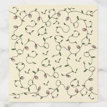 シンプルフローラ結婚封筒ライナー