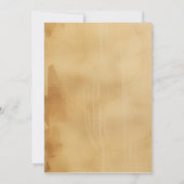 シンプルフローラ21歳の誕生日パーティー 招待状 (裏面)