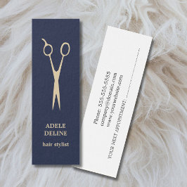 シンプルブカッコいいルー美容師アポイントメントカード