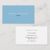 シンプルブクールルーモダンプロフェッショナル 名刺 (正面/裏面)