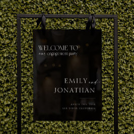 シンプルブモダンラック婚約パーティ歓迎 アクリルサイン