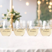 シンプルブモダンリパーソナライズされたデズメイドフローラ ステムなしワイングラス