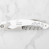 シンプルブモダンリパーソナライズされたデズメイドフローラ ソムリエナイフ