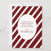 シンプルブモダンルストライプグンディメリーズ シーズンカード (裏面)