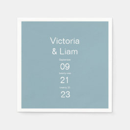 シンプルブモダンルータイポグラフィ スタンダードカクテルナプキン