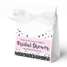 シンプルブライダルシャワー白黒