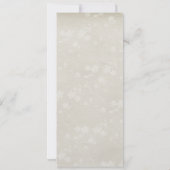 シンプルブライダルパーティプログラム 招待状 (裏面)