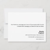 シンプルブライトはっきりしたイモダンヤビジネス サンキューカード (裏面)