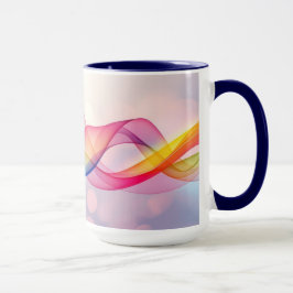 シンプルブラウンカモダンワイコーヒー マグカップ