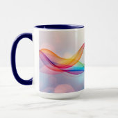 シンプルブラウンカモダンワイコーヒー マグカップ (左)