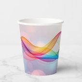 シンプルブラウンカモダンワイコーヒー 紙コップ (正面)