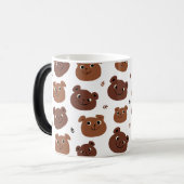 シンプルブラウンベアーマグ モーフィングマグカップ (正面左)