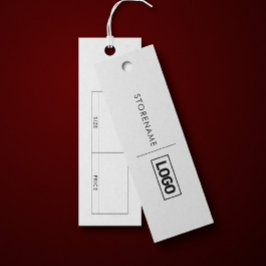 シンプルブラックぶら下がったズ表示価格カード