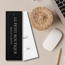 シンプルブラックぶら下がったズ表示価格ラベル