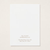 シンプルブラックイヤリング表示カード (裏面)