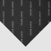 シンプルブラックカスタムビジネスブランドロゴ印刷 薄葉紙 (詳細)