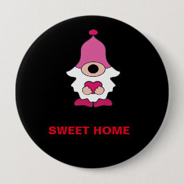 シンプルブラックゲノムスウィートホームマグネット 缶バッジ