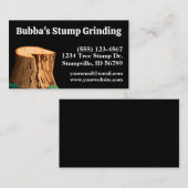 シンプルブラックスタンプ研削 名刺 (正面/裏面)