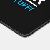 シンプルブラックプロフェッショナル先駆け デスクマット (コーナー)