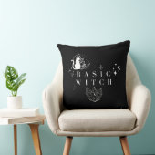 シンプルブラックベーシックウィッチ クッション (椅子)