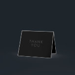 シンプルブラックミニマモダンリストサンキューカード サンキューカード<br><div class="desc">シンプルブラックミニマモダンリストサンキューカード</div>
