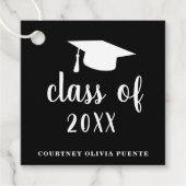 シンプルブラックモルタルボモダンード フェイバータグ (正面)