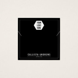 シンプルブラックロゴのネックレス表示カードを追加