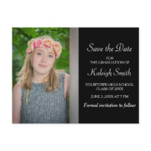 シンプルブラック卒業の日付を保存