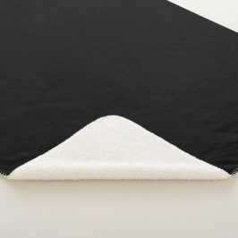 シンプルブラック当局® シェルパブランケット