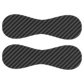 シンプルブラック&スモーキーブラック狭い対角ストライプ角 ソフトボール (パネル)