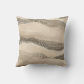 シンプルブラック&ベージュジャパンディ クッション (裏面)