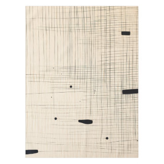 シンプルブラック&ベージュジャパンディ テーブルクロス