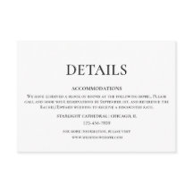 シンプルブラック&ホワイトの結婚詳細