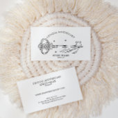 シンプルブラック&ホワイトニューエイジ薬品事業 名刺