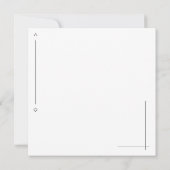 シンプルブラック&ホワイト「I恋しく思 Your Hugs」 (裏面)