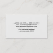 シンプルブラック 名刺 (裏面)