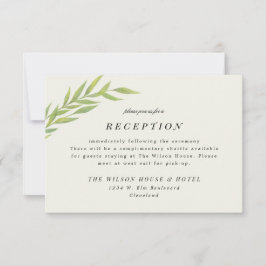 シンプルブランチウェディングレセプション セーブザデート