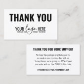 シンプルブランディング会社のロゴマーク 名刺 (正面/裏面)