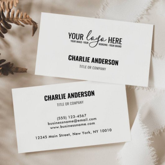 シンプルブランディング会社のロゴマーク 名刺