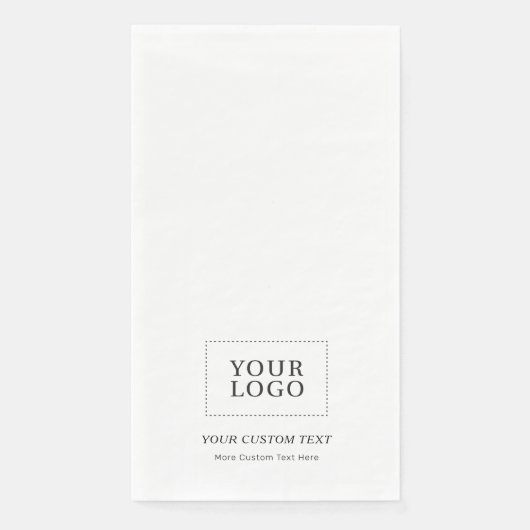 シンプルブランドのカスタムビジネスロゴのプロモーション (正面)