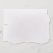 シンプルブルゴーニュ紫スパークルグリッター感謝していユーザ 招待状 (裏面)