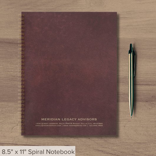 シンプルブルゴーニュ ノートブック