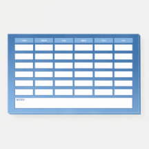 シンプルブルーウィークリーグラデーションクスクールスケジュール