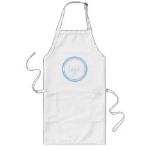 シンプルブルービジネスブランドロゴ丸サークル