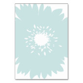 シンプルブルーフラワー テーブルナンバー (裏面)