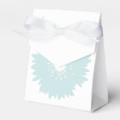 シンプルブルーフラワー フェイバーボックス (正面サイド)