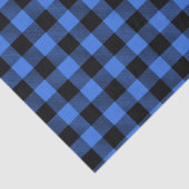 シンプルブルーブ素朴ラックバッファロープレイドデクページ 薄葉紙 (詳細)